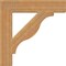 Ekena Millwork Funston Block Rough Sawn Bracket, Western Red Cedar, 4"W x 22"D x 22"H BKT04X22X22FST05RWR - alternate 3